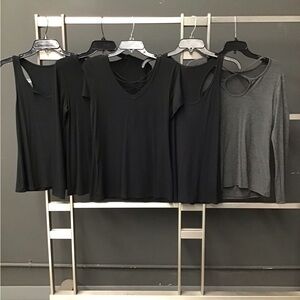Black and Gray Women's Tops